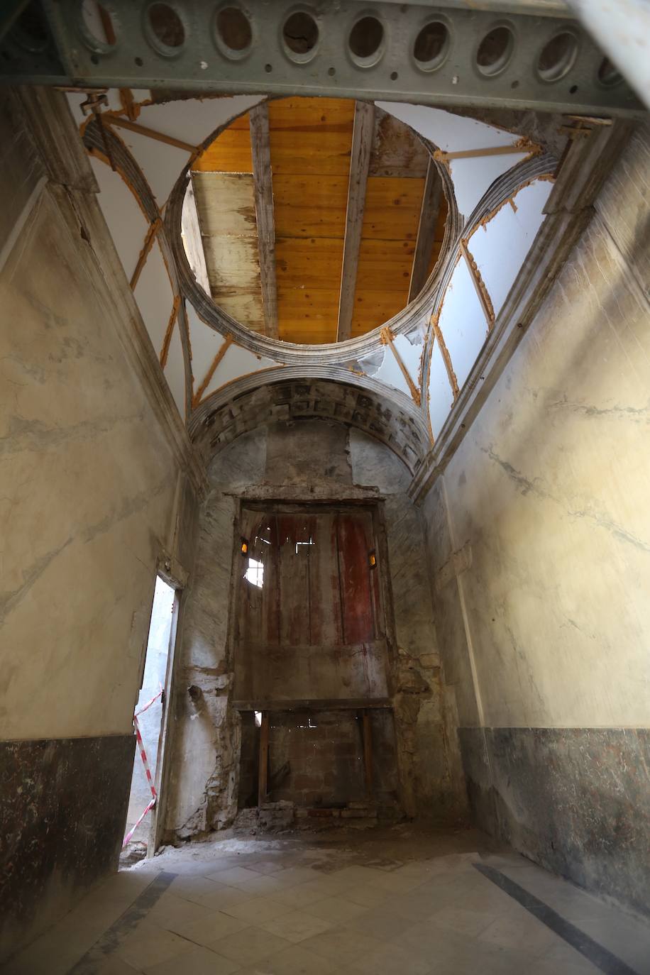 Fotos: Así avanzan las obras de rehabilitación del Palacio de Valeriola, sede del Centro de Arte Hortensia Herrero