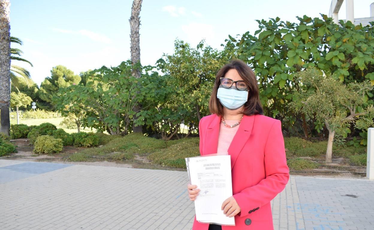 La nueva rectora de la Universidad de Alicante, Amparo Navarro. 