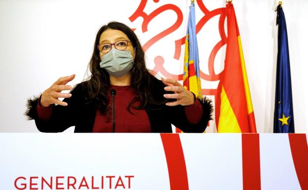 Oltra, sobre las medidas sanitarias: «A nosotros también nos duele, pero estamos en la recta final»