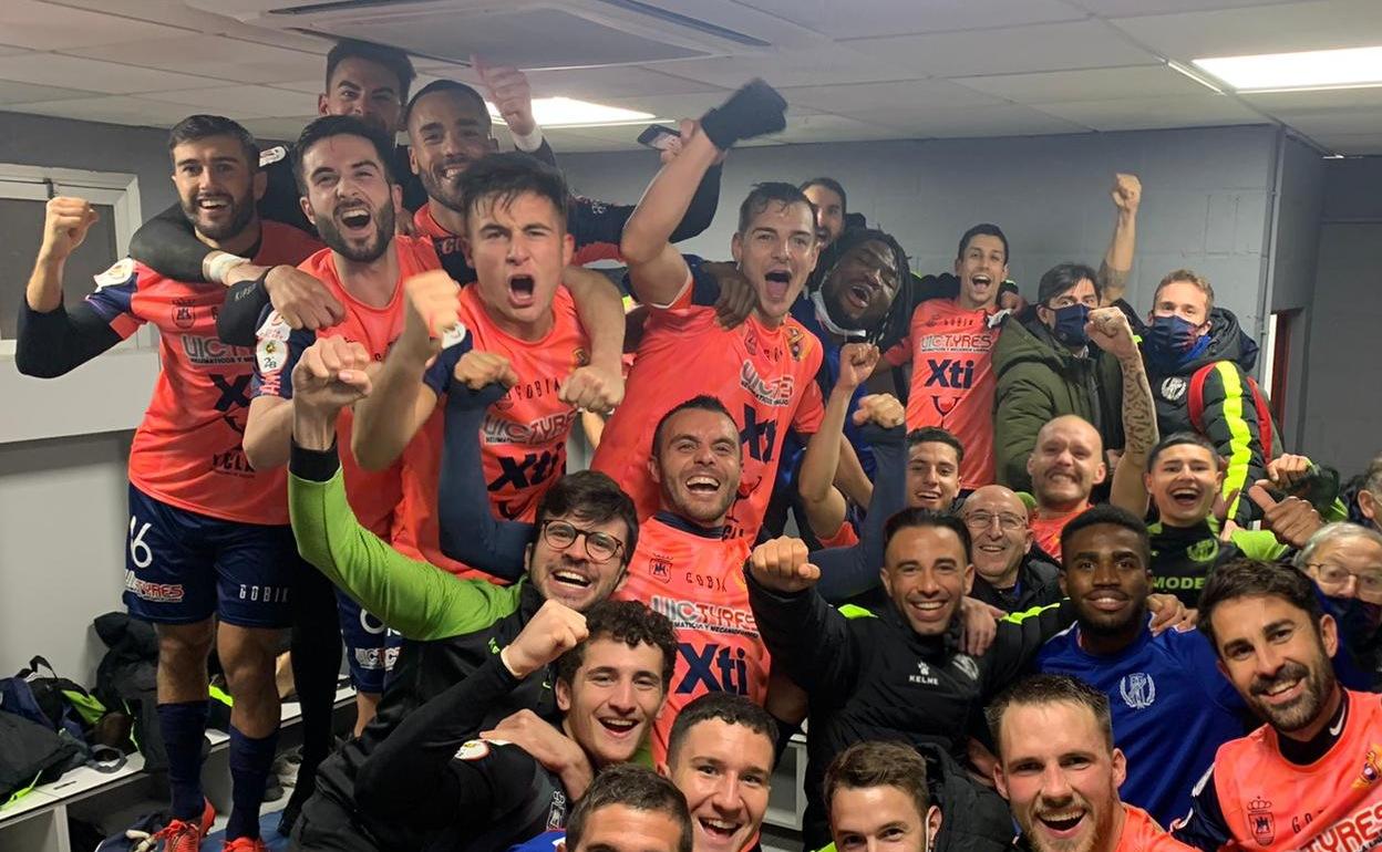 El Yeclano celebra su pase a la segunda ronda. 