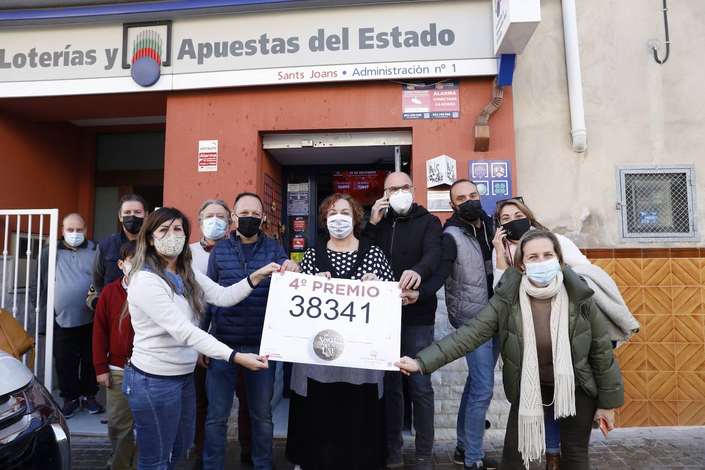 Los municipios de Faura, Meliana, Almàssera y Manises venden el número agraciado