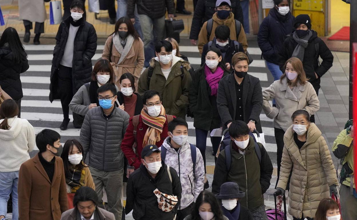 Una de las vías principales de Tokio