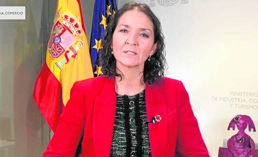 La ministra de Industria, Comercio y Turismo, Reyes Maroto. 