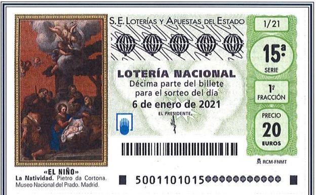 19570, primer premio de la Lotería del Niño 2021