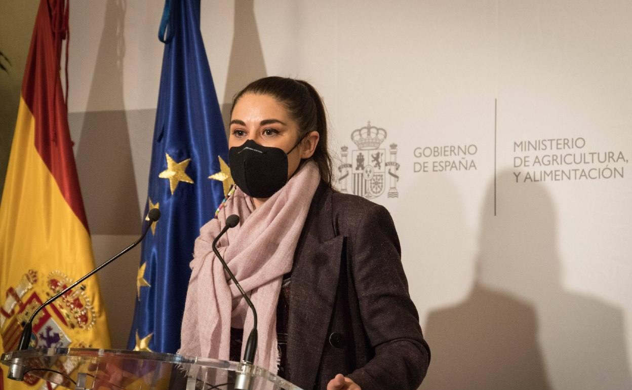 La consellera de Agricultura, Mireia Mollà, en una rueda de prensa. 