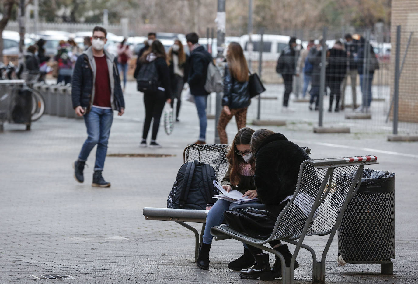 Empiezan los exámenes presenciales en la Universitat de València