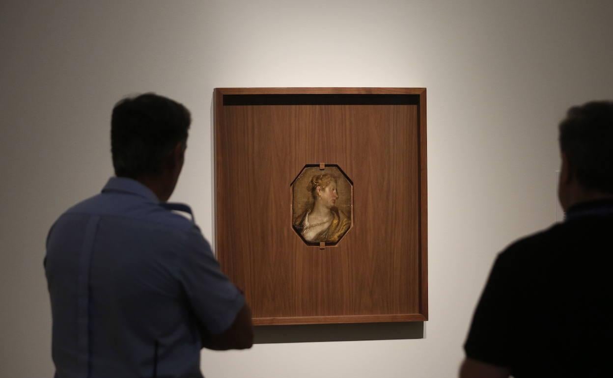 'Dama de perfil', de la Colección Delgado, un conjunto de obras que llegó al Bellas Artes en 2017.  