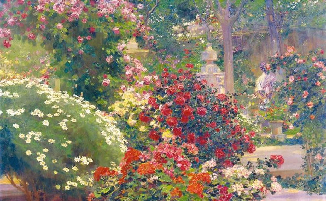 'Jardín', obra de José Benlliure que no estaba en el listado de la subasta. 