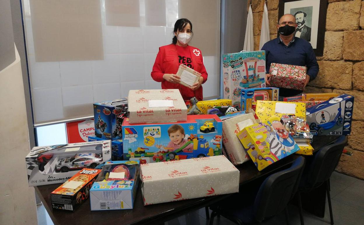 Juguetes recogidos en la campaña de Navidad de La Vital. 