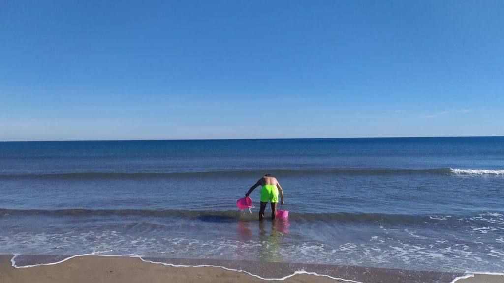 Fotos: Jornada de calor y playa en pleno enero en Valencia