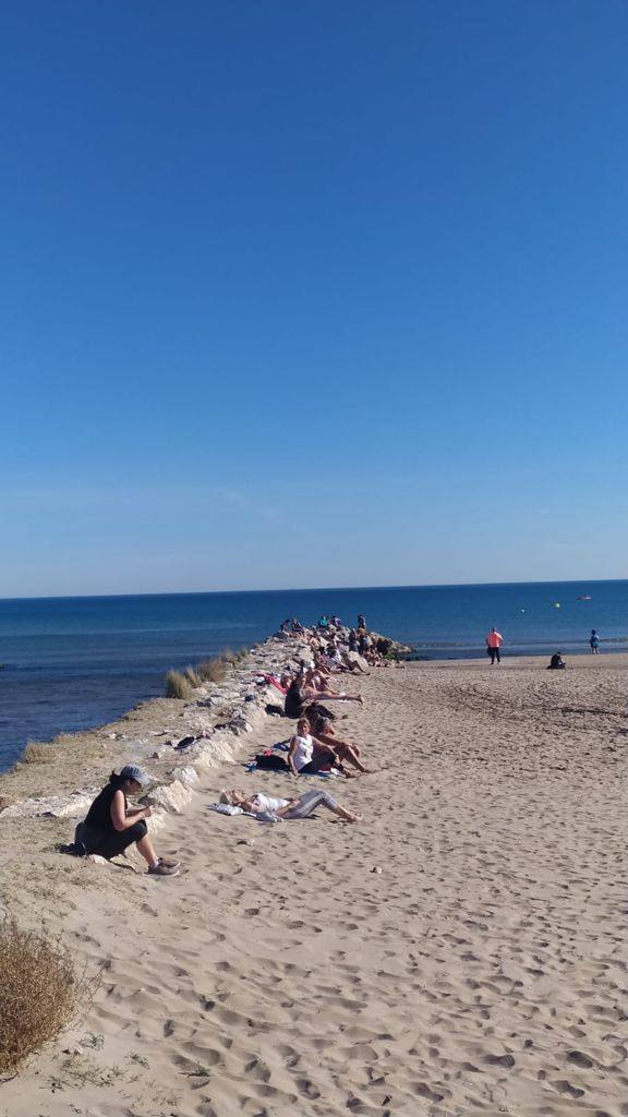 Fotos: Jornada de calor y playa en pleno enero en Valencia