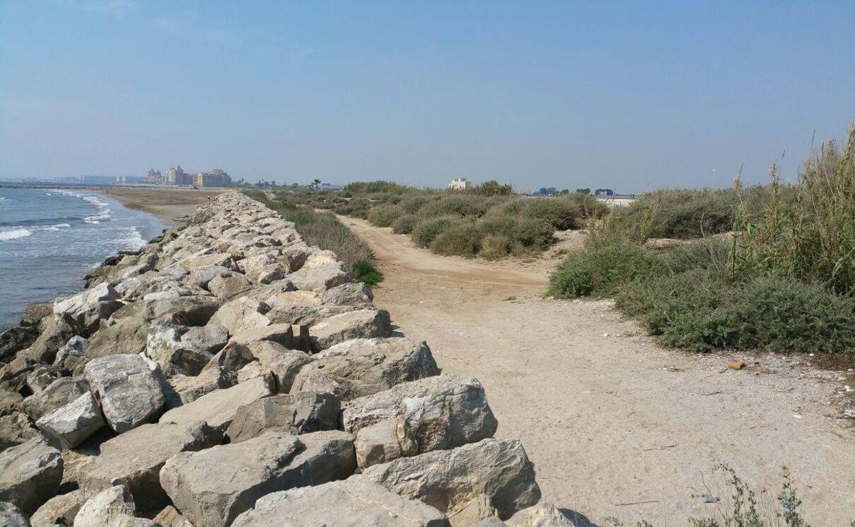 La zona de playa del municipio. 