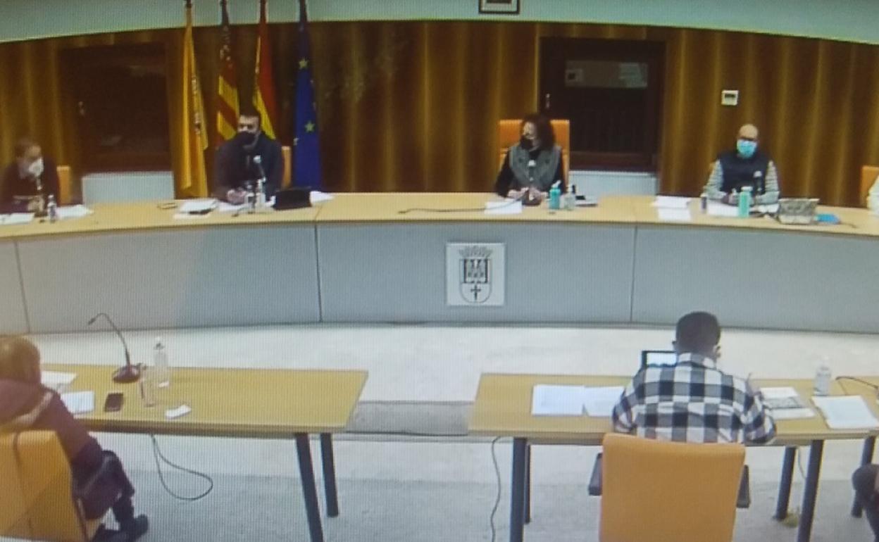 Momento de la sesión plenaria celebrada en la tarde-noche de este jueves. 