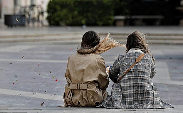 Día de viento en Valencia.