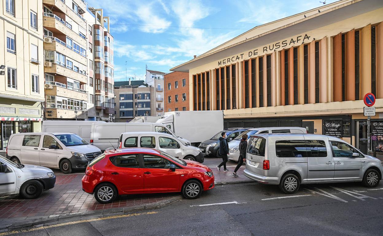 Entorno del mercado de Ruzafa. 