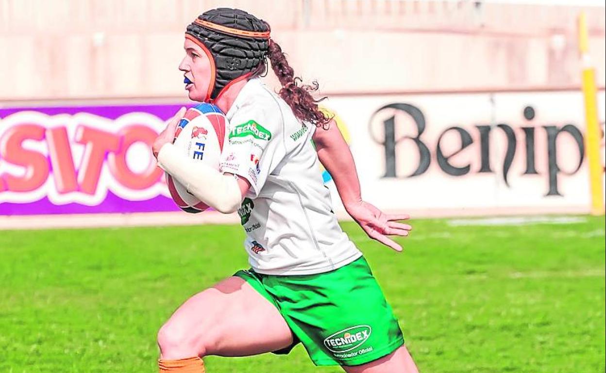 Alba Gallart, en la Copa de la Reina disputada en Villajoyosa en 2018. 