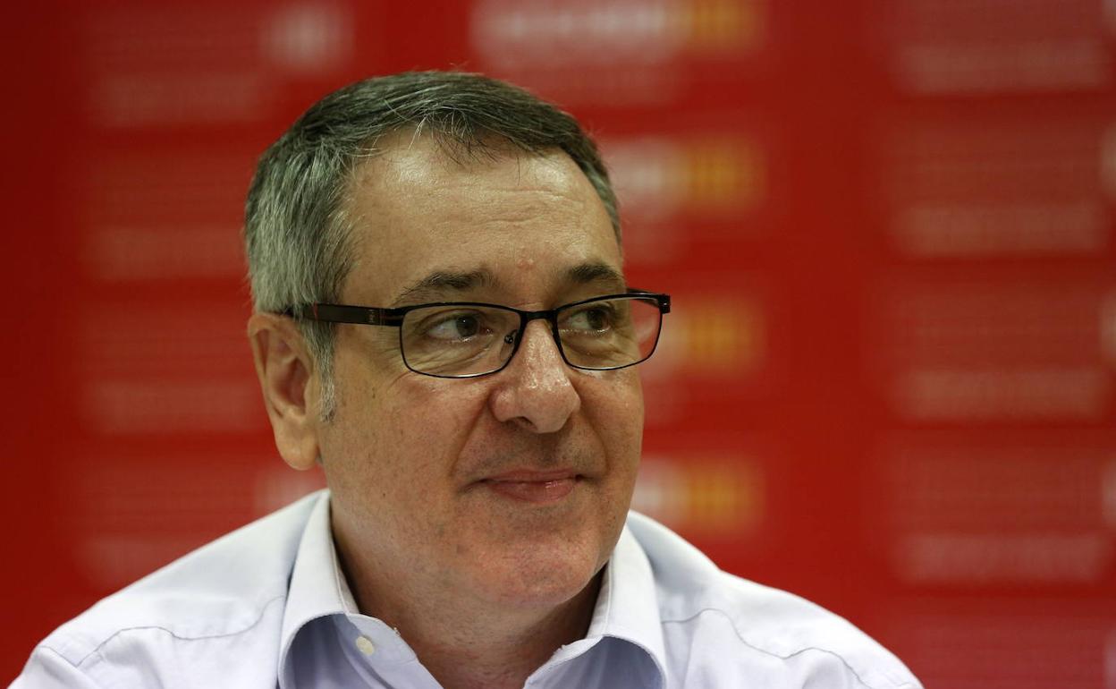 Arturo León, secretario general de CC OO-PV, en imagen de archivo.