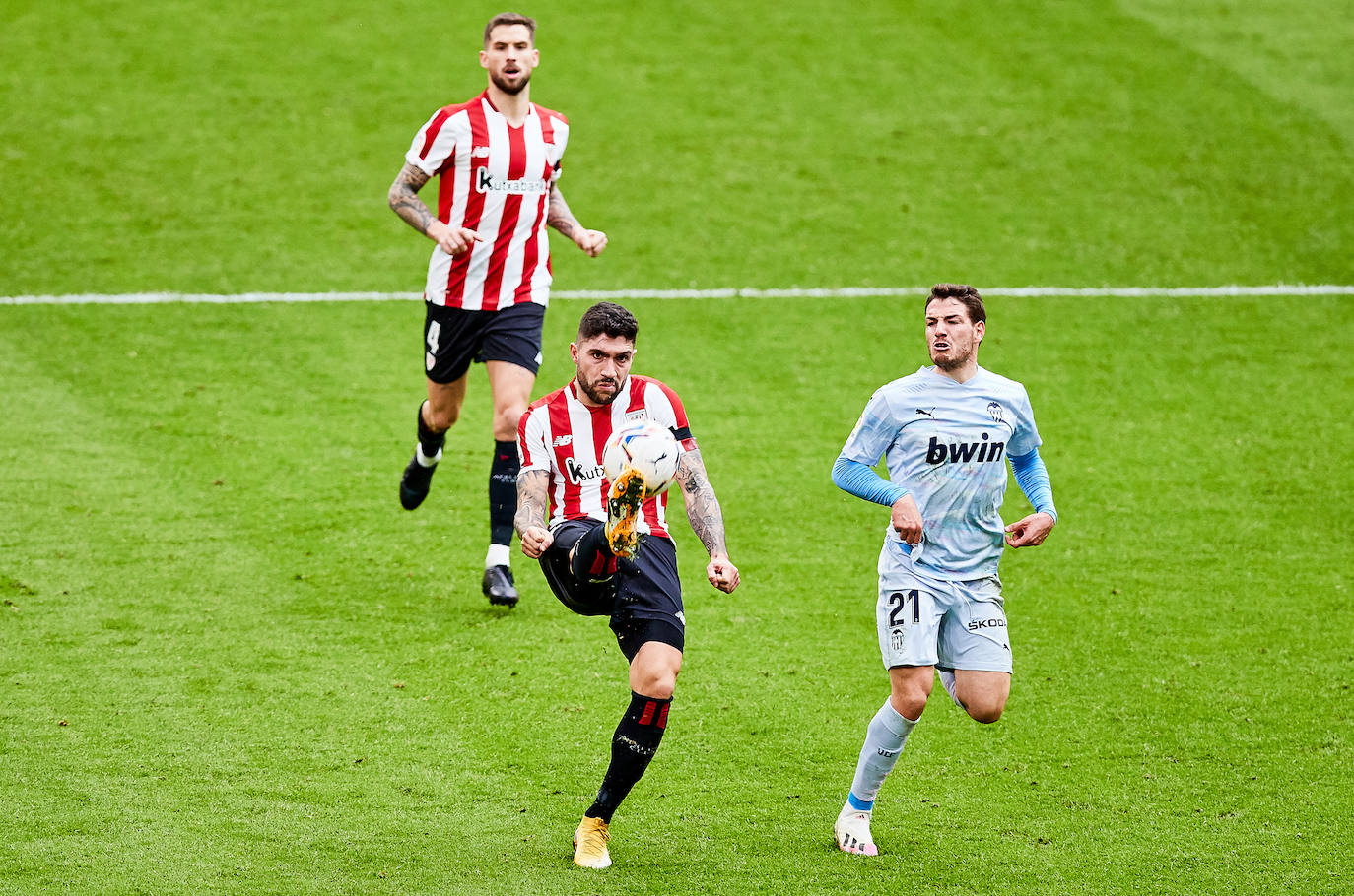 Las mejores fotografías del Athletic - Valencia (7/2/21). 