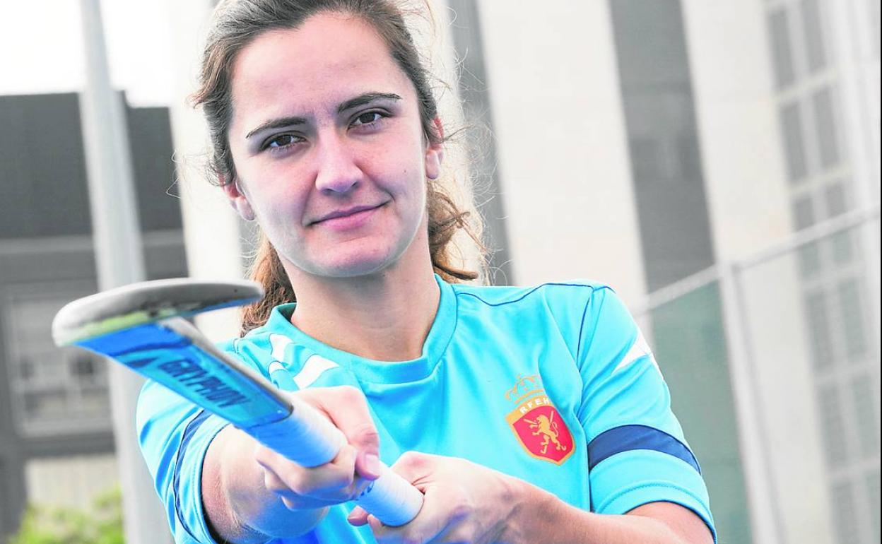 Lola Riera participó en la concentración que la selección española realizó en Valencia la semana pasada. 