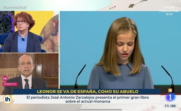 TVE ataca a la princesa Leonor: «Se va de España, como su abuelo»