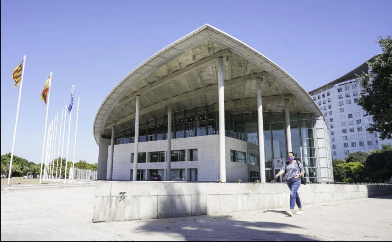 Exteriores del Palacio de Congresos de Valencia.