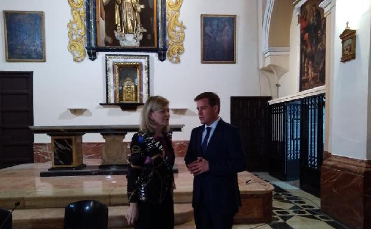 Visita de la consellera de Justicia a  Santa Clara en enero de 2019. 