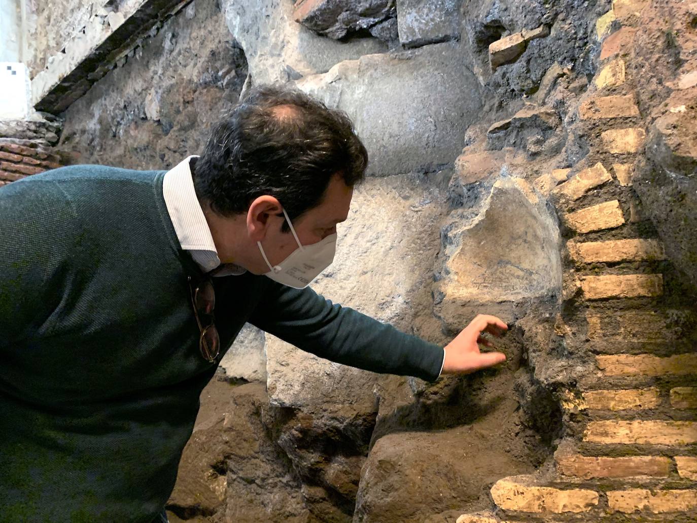 Fotos: Sale a la luz en Roma una muralla desconocida del siglo IV