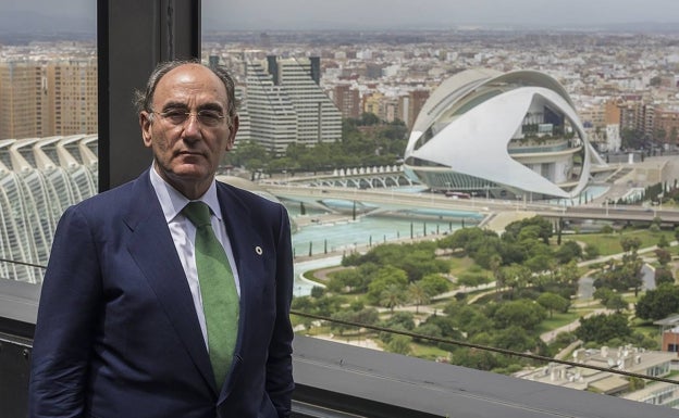 Ignacio Galán, presidente de Iberdrola, en las oficinas de Valencia. 