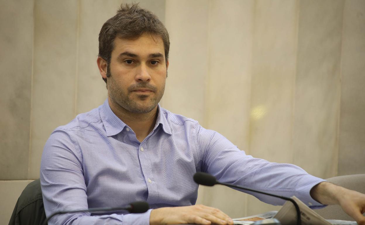 El diputado provincial de Compromís, Gerard Fullana . 