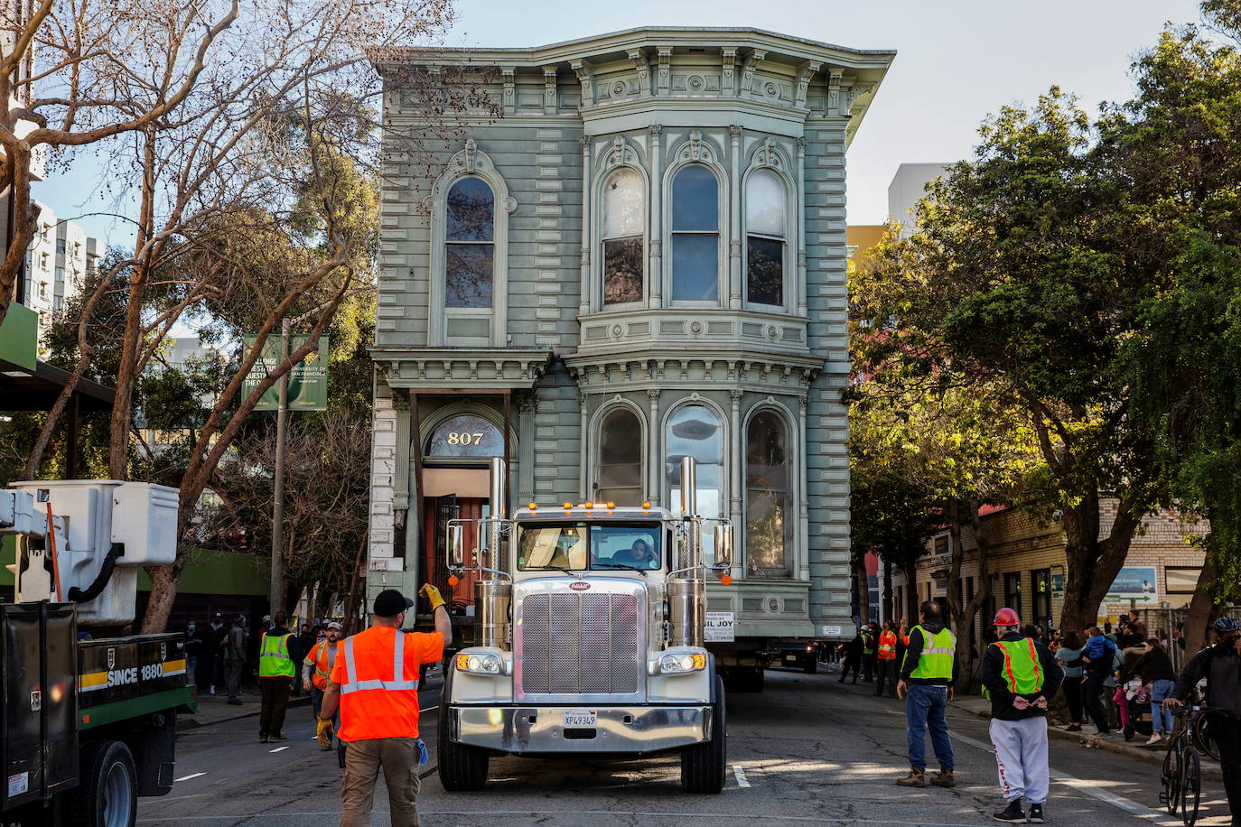 Espectacular mudanza en San Francisco. 