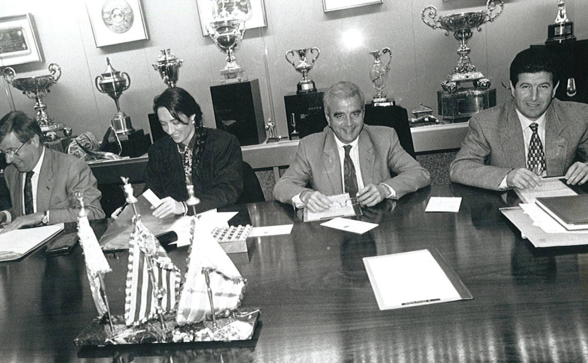 De izquierda a derecha: Juan Vicente Jurado, Beatriz Delgado, Paco Roig y Jaume Ortí. 