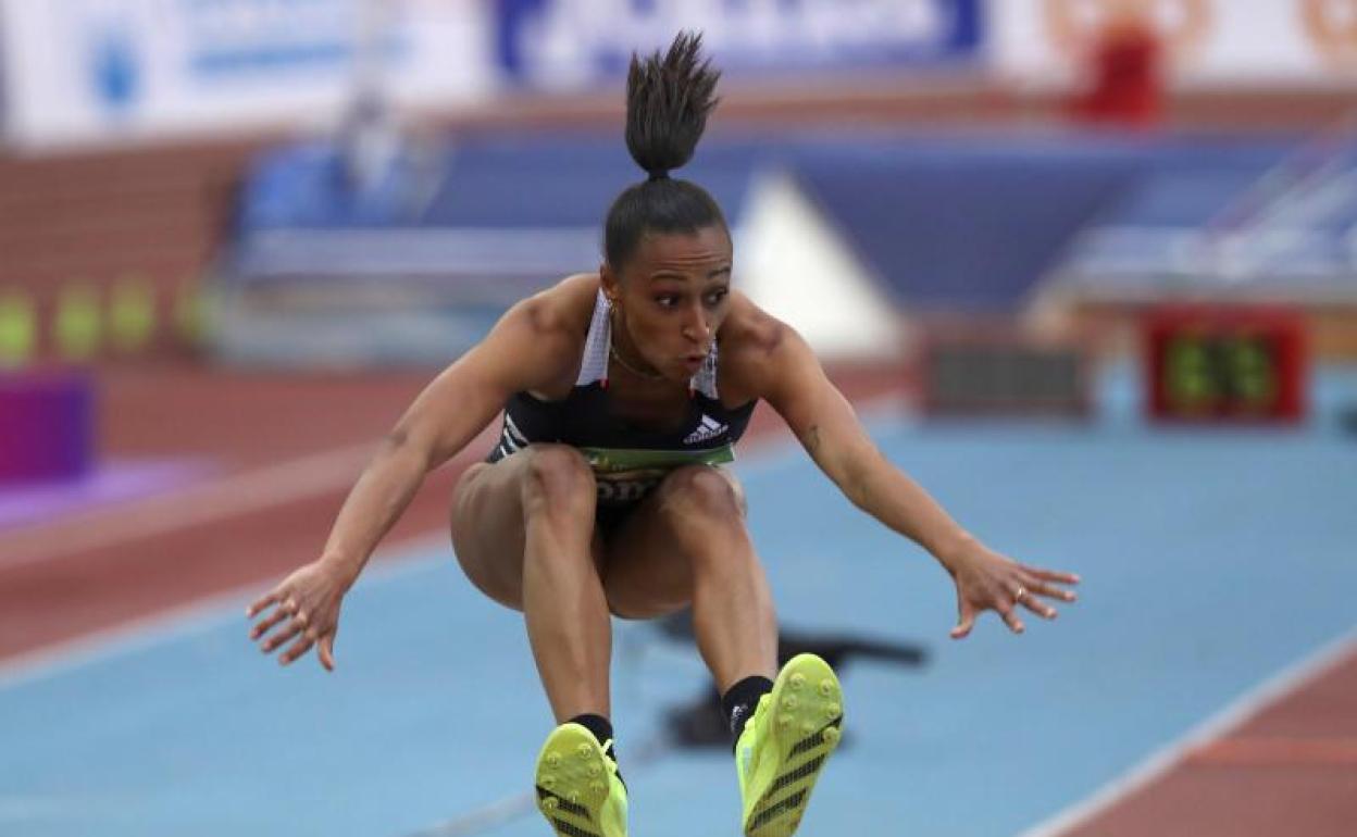 Ana Peleteiro, durante el Campeonato de España disputado en Madrid. 