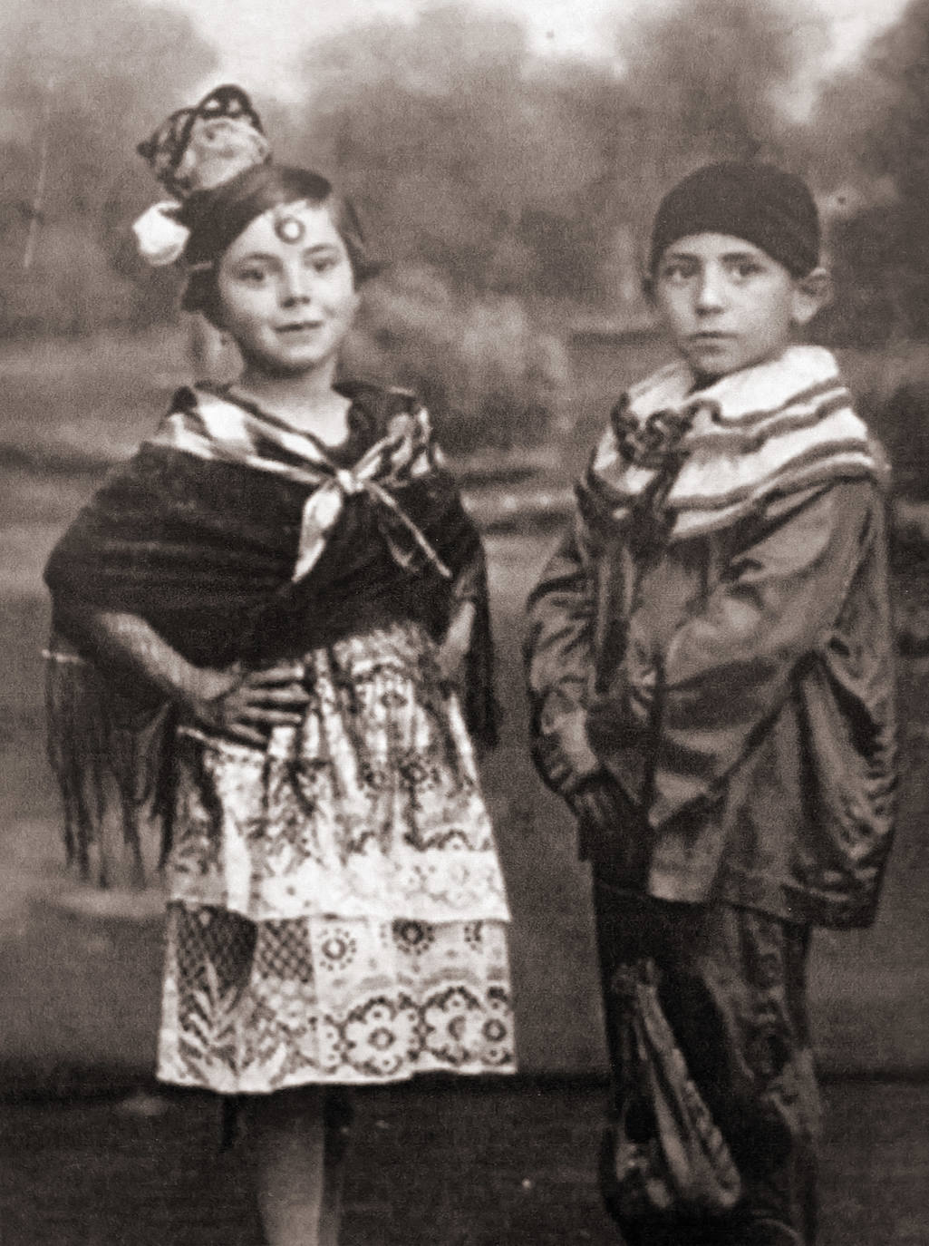 Familia. Antonio Ferrandis, con su prima Teodoreta. 