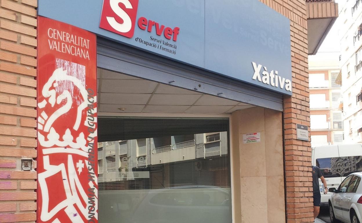 Oficina del Servef en Xàtiva. 