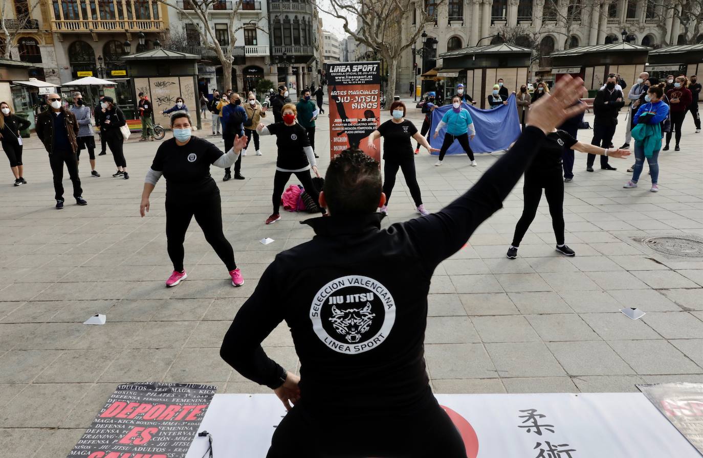 Protesta del sector en Valencia