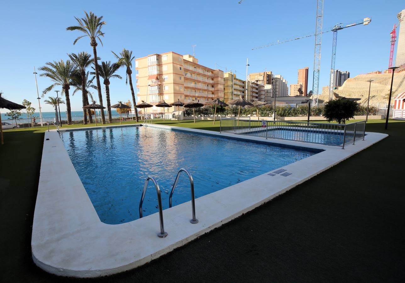 Hoteles vacíos en Benidorm. 