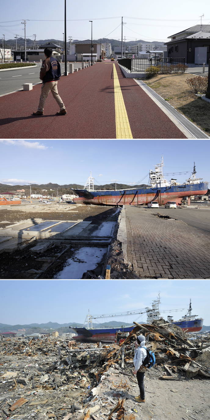 El 11 de marzo de 2011, un terremoto de magnitud 9 desató un tsunami que arrasó la costa nororiental de Japón, dejando más de 22.000 muertos y desaparecidos y provocando en la central de Fukushima 1 el peor accidente nuclear desde Chernóbil. Con olas de hasta 40 metros, el tsunami arrastró todo lo que encontró a su paso en cientos de kilómetros.