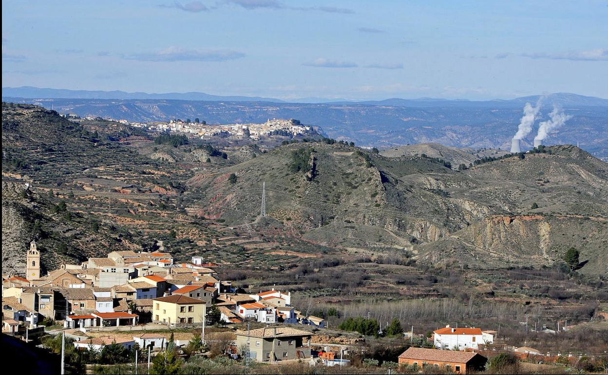 Vista general de Zarra. 