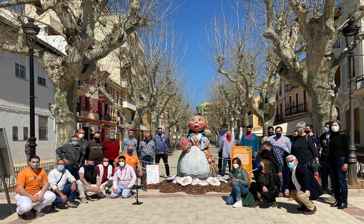 Uno de los monumentos de Carcaixent. 