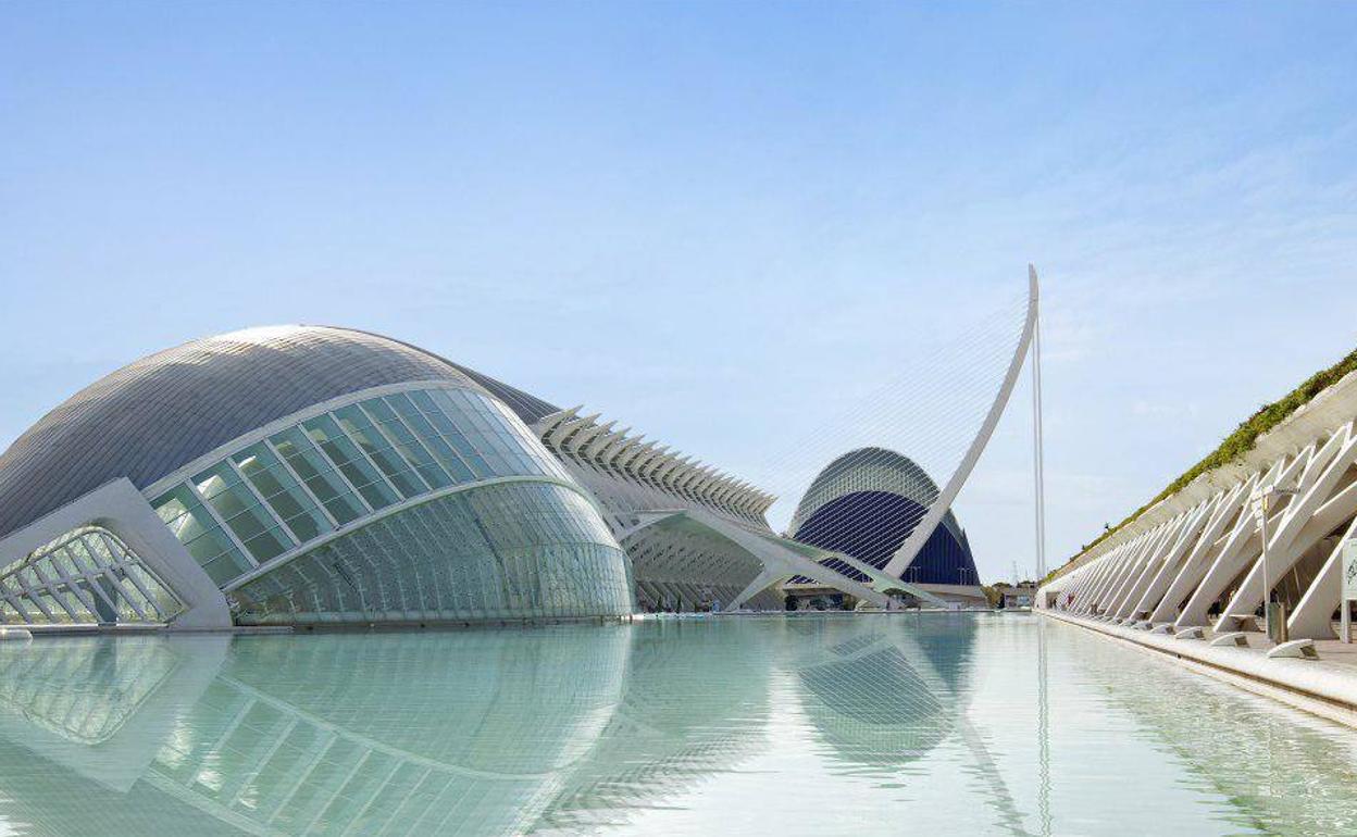 Complejo de la Ciudad de las Artes y las Ciencias. 