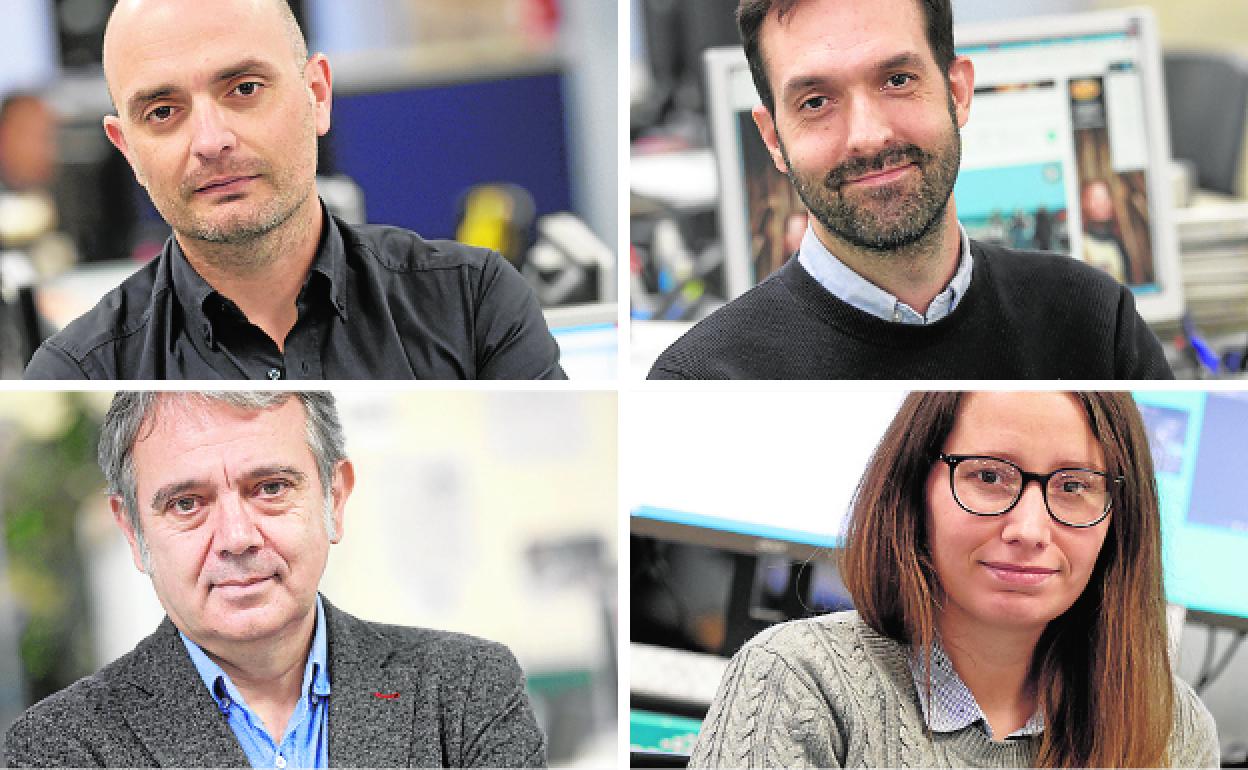 Héctor Esteban, Mikel Labastida, Jorge Alacid y Beatriz de Zúñiga.