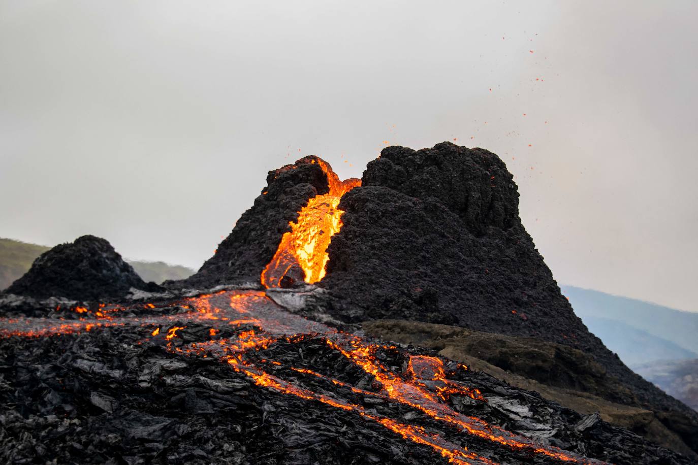 Fotos: Ríos de lava en Islandia