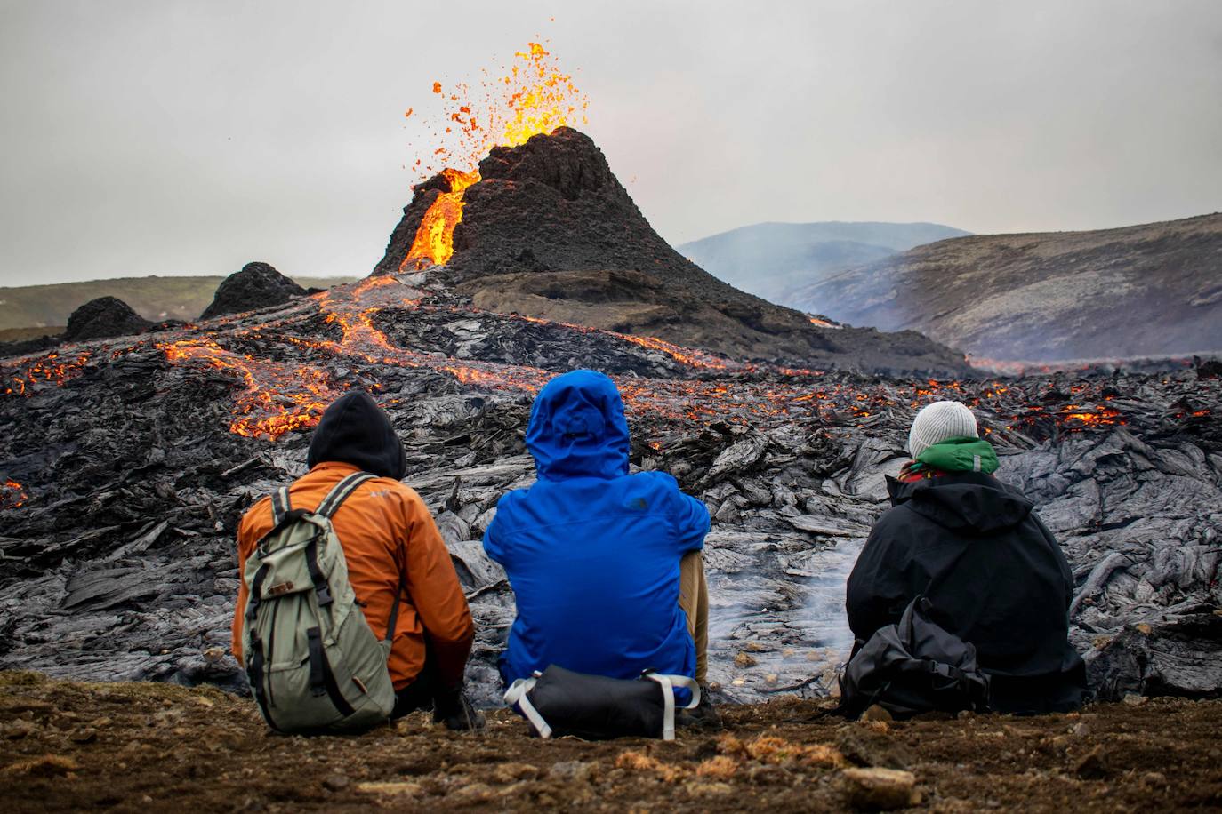 Fotos: Ríos de lava en Islandia