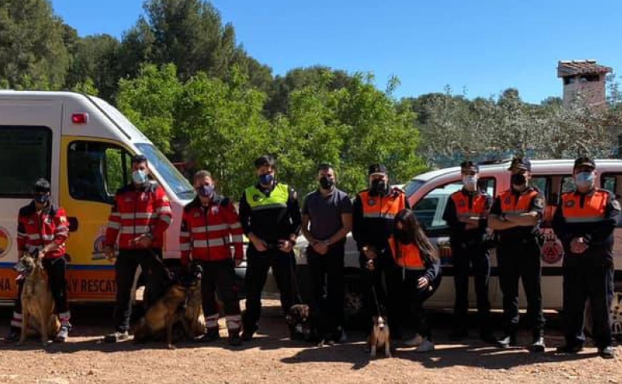 La jornada de formación para implantar la unidad canina. 