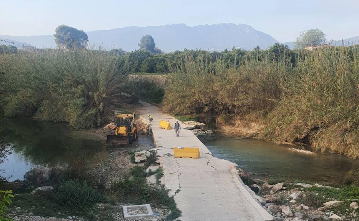 Obras en el Pas de Xàtiva. 