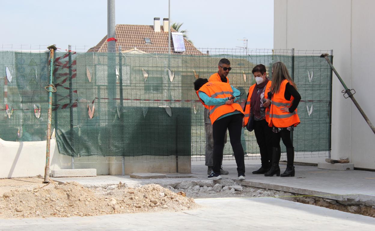 Visita a las obras de Hort de Palau de Oliva. 