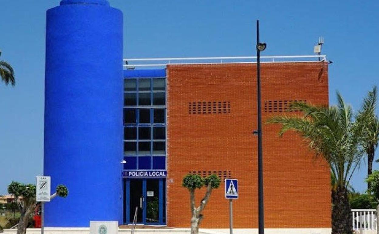 Las actuales dependencias policiales de Calp.