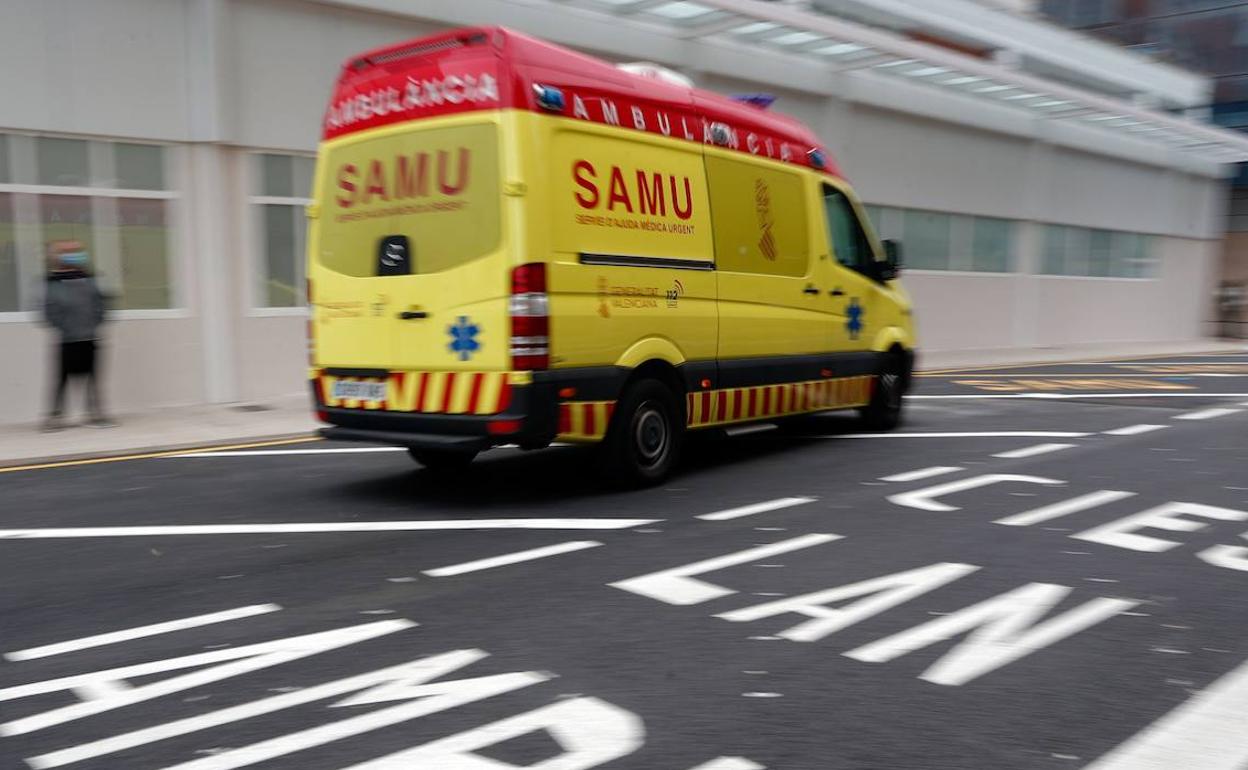 Una ambulancia, en una imagen de archivo