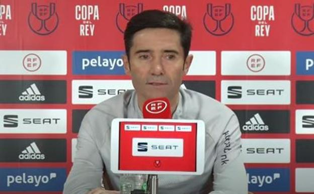 Marcelino García Toral, durante la rueda de prensa. 