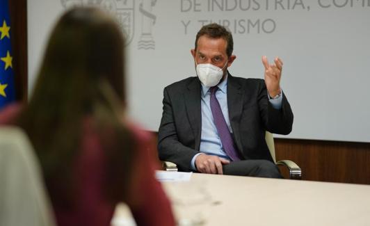 Fernando Valdés durante la entrevista.